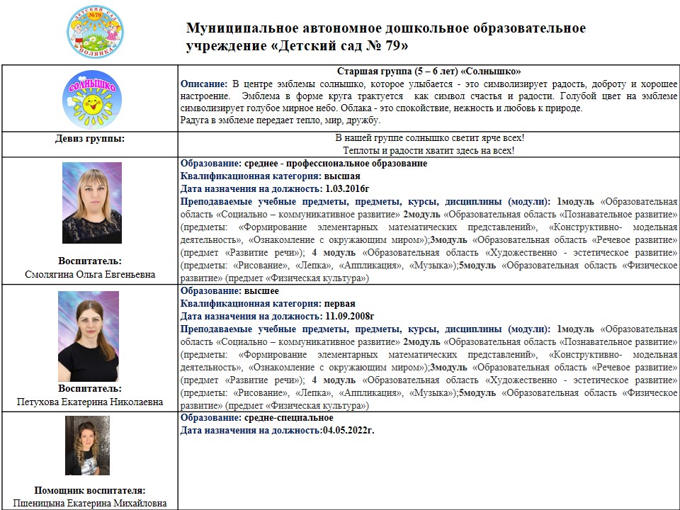 визитка солнышко